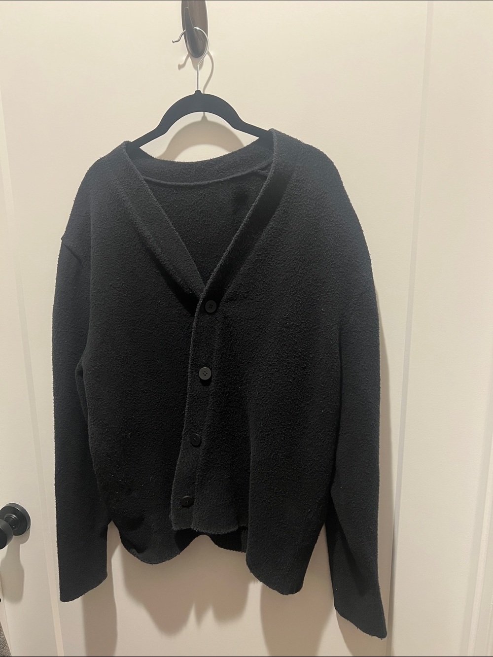 lululemon athletica Men's Black Button-Front Cardigan